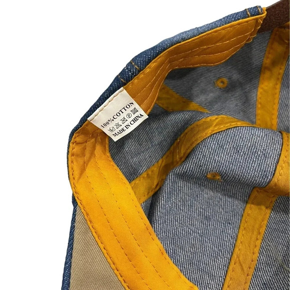 Jeweled US Flag Denim Baseball Hat - Picture 7 of 7